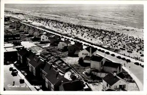 Ak Zandvoort Nordholland Niederlande, Panorama mit Strand