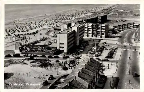 Ak Zandvoort Nordholland Niederlande, Panorama vom Aussichtsturm, Strand