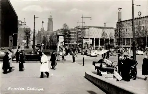 Ak Rotterdam Südholland Niederlande, Coolsingel