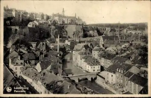 Ak Luxemburg Luxembourg, Panorama