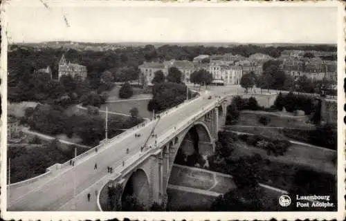 Ak Luxembourg Luxemburg, Pont Adolphe