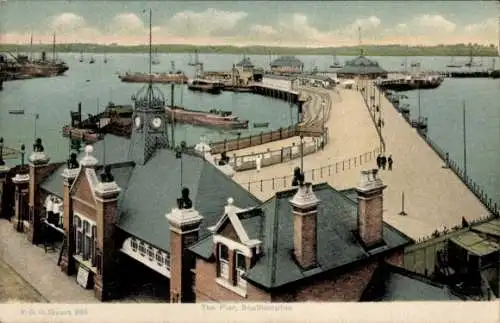 Ak Southampton Hampshire England, Der Pier
