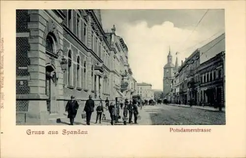 Ak Berlin Spandau, Potsdamer Straße