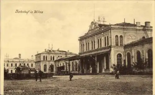 Ak Vilnius Wilna Litauen, Bahnhof