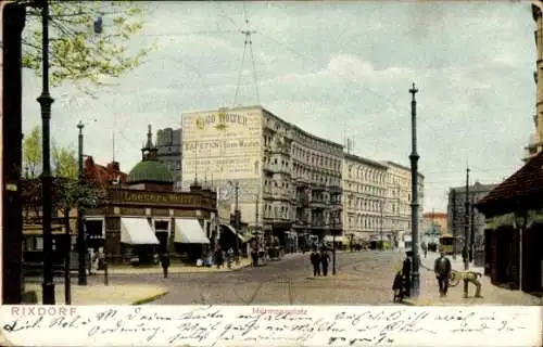 Ak Berlin Neukölln Rixdorf, Hermannplatz