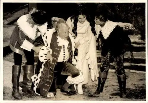 Ak Heinrich Cuomar, Portrait, Der gestiefelte Kater