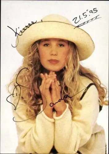 Ak Schauspielerin Sandra Schwarzhaupt, Portrait, Autogramm