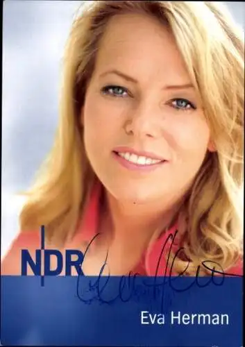 Ak Schauspielerin Eva Herman, Portrait, Autogramm