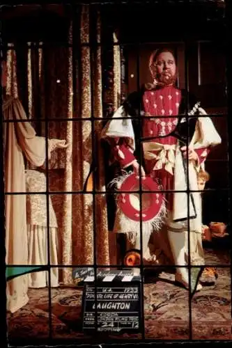 Ak Schauspieler Charles Laughton, The Private Life of Henry 8., Wachsmuseum