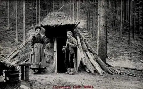 Ak Köhlerhütte im Thüringer Wald