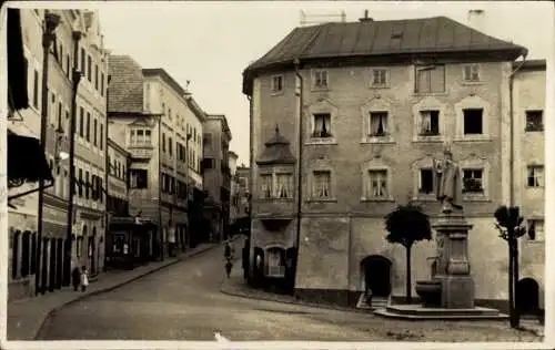 Foto Ak Oberndorf bei Salzburg Österreich, Straße, Häuser