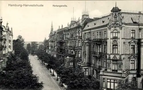 Ak Hamburg Eimsbüttel Harvestehude, Hartungstraße