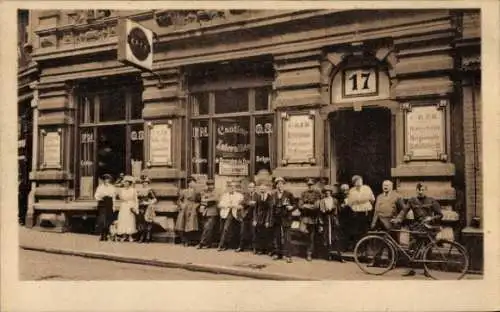 Ak Aachen in Nordrhein Westfalen, Cantine Interalliée, Restaurant, CRFB, FNOS, Bahnhofstr. 17