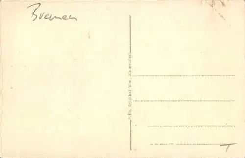 Ak Blumenthal Bremen, Kapitän-Dallmann-Straße, Wohnhäuser, Geschäfte, Anwohner