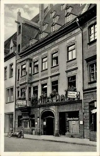 Ak Augsburg in Schwaben, Gasthaus Grünes Haus