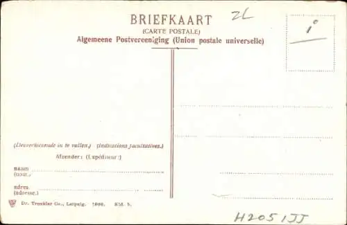 Ak Walcheren Zeeland, Niederländische Tracht, Kinder, Sonnenschirm, Korb