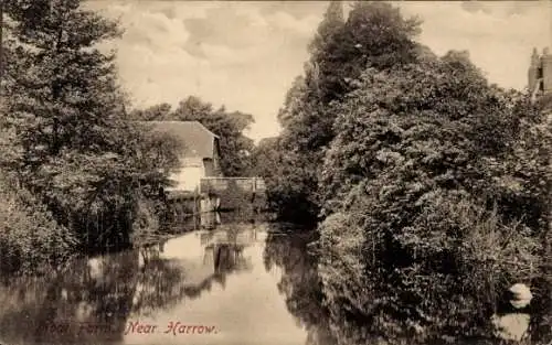 Ak Harrow on the Hill London England, Moat-Farm