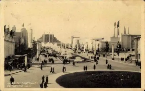 Ak Brüssel Brüssel, Allee du Centenaire, Ausstellung 1935