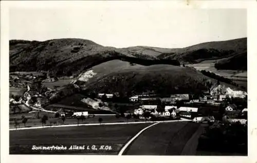 Ak Alland im Gebirge Niederösterreich, Gesamtansicht