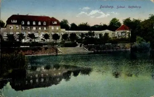 Ak Duisburg im Ruhrgebiet, Solbad Raffelberg