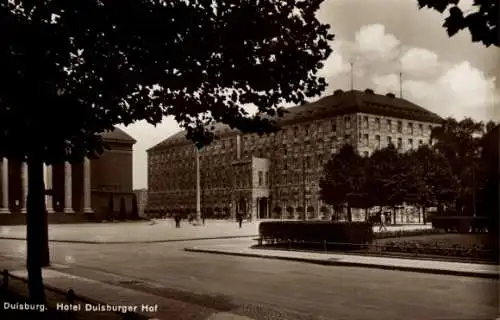 Ak Duisburg im Ruhrgebiet, Hotel Duisburger Hof