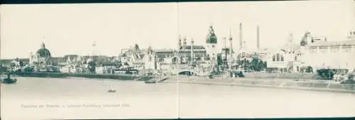 Klapp Ak Düsseldorf am Rhein, Ausstellung 1902, Gesamtansicht