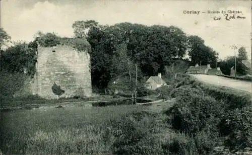 Ak Corlay Côtes d'Armor, Burgruine
