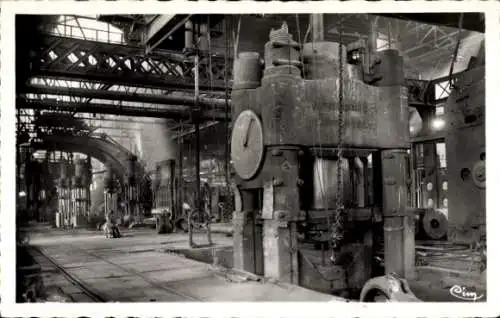 Ak Le Creusot Saône et Loire, presse a forger de 3000 tonnes