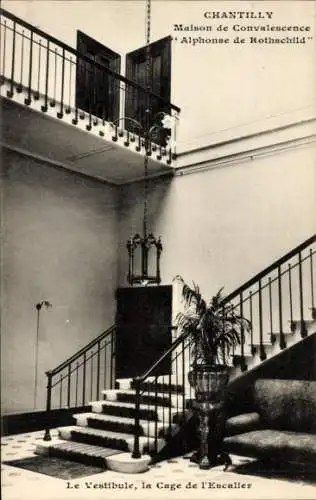 Ak Chantilly Oise, Maison de Convalescence Alphonse de Rothschild
