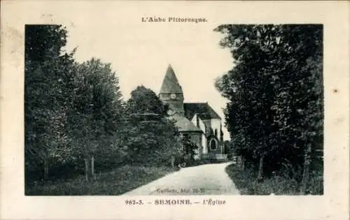 Ak Semoine Aube, Kirche