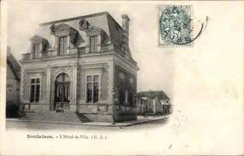Ak Soulaines Aube, Rathaus