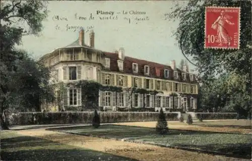 Ak Plancy l’Abbaye Aube, Schloss