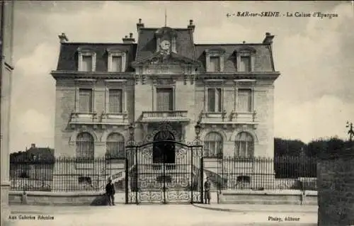 Ak Bar sur Seine Aube, Caisse d'Epargne