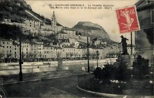 Ak Grenoble Isère, La Vedette Gauloise, Ste-Marie d'en Haut, St-Eynard