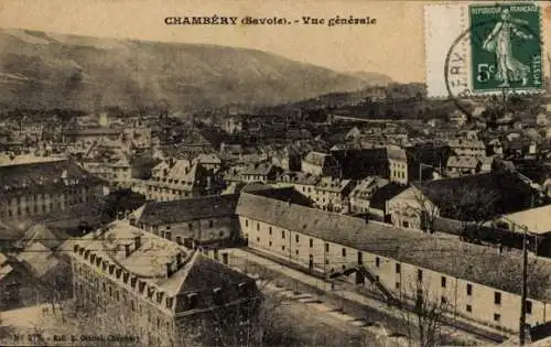 Ak Chambery Savoie, Gesamtansicht