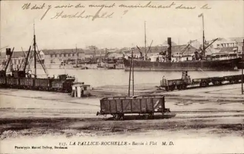 Ak La Pallice Rochelle Charente Maritime, Bassin a Flot