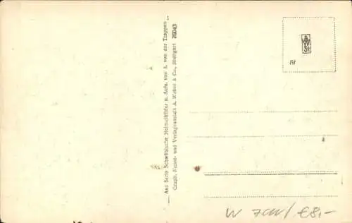 Ak Stuttgart in Württemberg, Markuskirche mit Pfarrhaus
