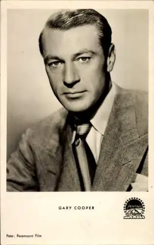 Ak Schauspieler Gary Cooper, Portrait