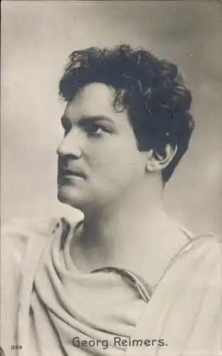 Ak Schauspieler Georg Reimers, Portrait