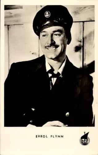 Ak Schauspieler Errol Flynn, Portrait in Uniform