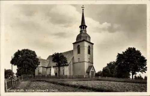 Ak Hohegeiß Braunlage im Oberharz, evangelisch-lutherische Kirche