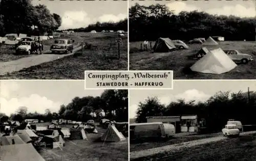 Ak Haffkrug Scharbeutz Ostholstein, Stawedder, Campingplatz Waldesruh, Zelte