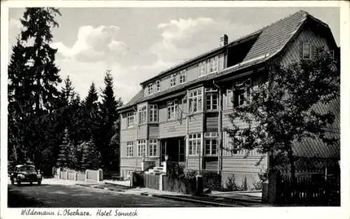 Ak Wildemann Clausthal Zellerfeld im Oberharz, Hotel Sonneck