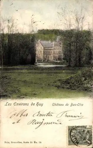 Ak Huy Wallonia Lüttich, Château de Bas Oha