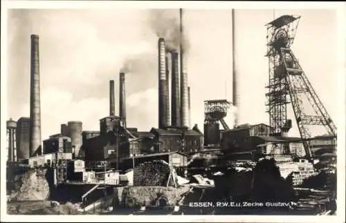 Ak Essen im Ruhrgebiet, Zeche Gustav, RWE