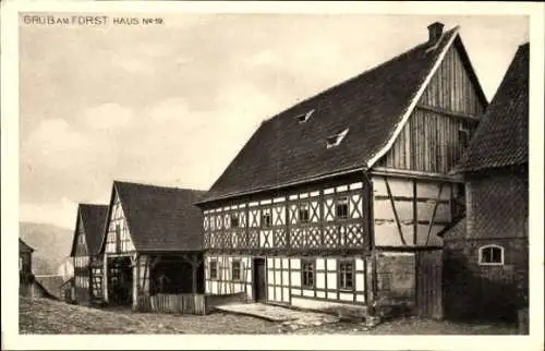 Ak Grub am Forst Oberfranken, Haus Nr. 19