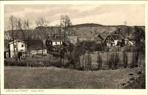 Ak Grub am Forst Oberfranken, Haus Nr. 30