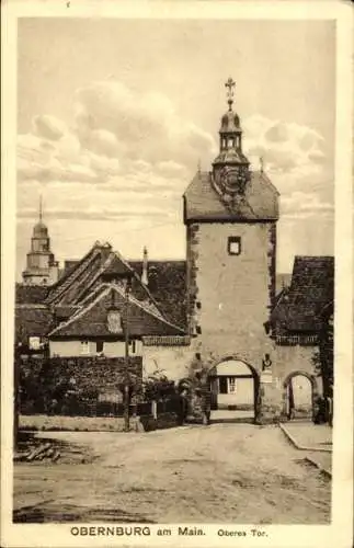 Ak Obernburg am Main Unterfranken, Oberes Tor