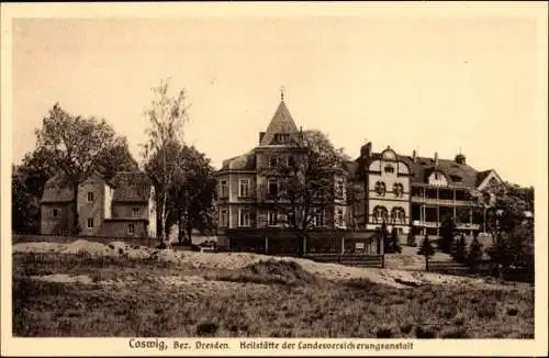 Ak Coswig in Sachsen, Heilstätte der Landesversicherungsanstalt