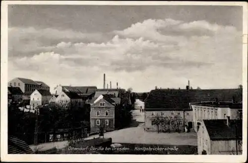 Ak Ottendorf Okrilla Sachsen, Königsbrückerstraße